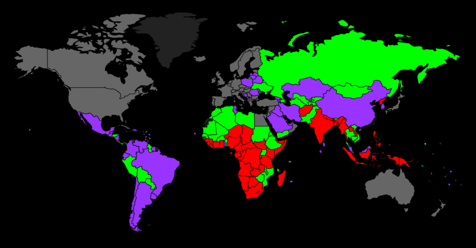 TUBERCULOSIS DEATH RATE BY COUNTRY