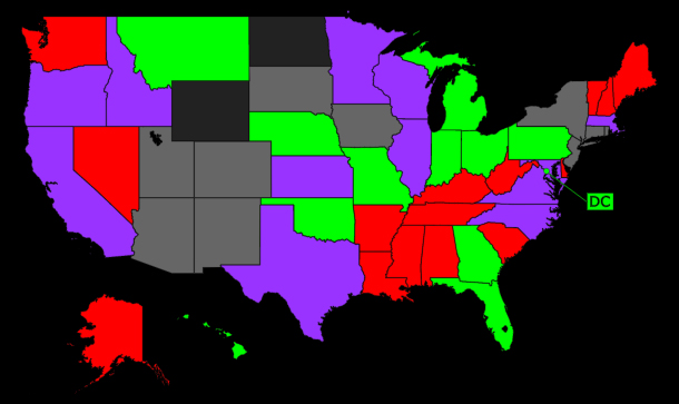USA ORAL CANCER DEATH RATE BY STATE