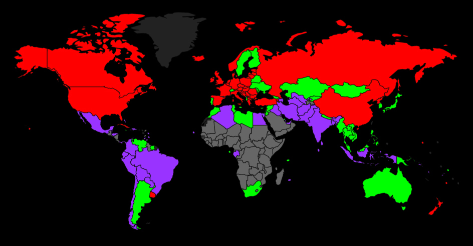 LUNG CANCERS DEATH RATE BY COUNTRY