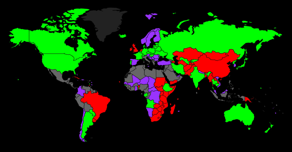 OESOPHAGUS CANCER DEATH RATE BY COUNTRY (FEMALE)
