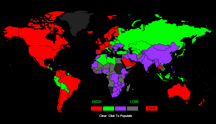 Happiness Chart Country