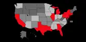 MAPA DEL CORONAVIRUS DE ESTADOS UNIDOS